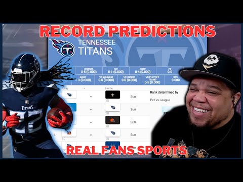 TENNESSEE TITANS, 2023-2024 NFL SEASON PREDICTION, GAME BY GAME