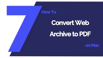 How to Convert Web Archive to PDF On Mac | PDFelement 7