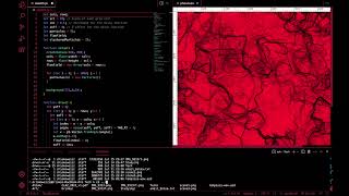 Celebrity Dark Vector Field with P5.js Net Worth