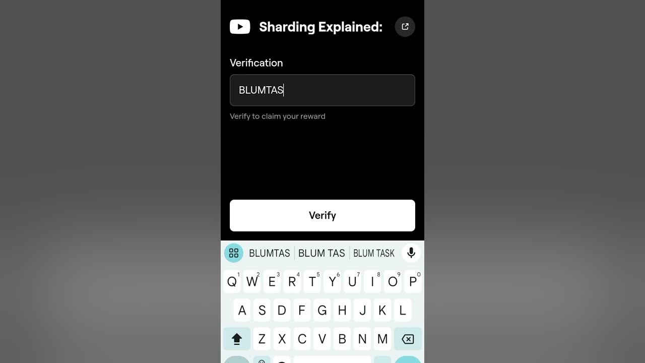 Blum verification keyword. Blum verification keyword