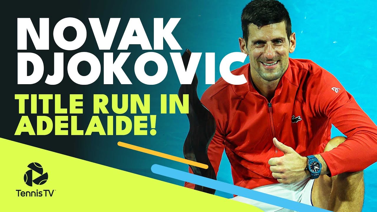 Novak Djokovic vence torneio de Adelaide e consegue 92.º título