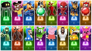 BUS EATER πTOILET MONSTER π HOUSE HEAD π ODDBODS | Tiles Hop EDM Rush!