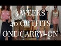 Packing Light: 40 outfits, 5 weeks, One Carry-On in Italy