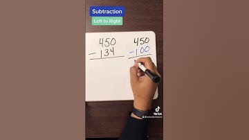 Subtraction (left to right) #mathlesson #teachersofyoutube #subtraction #placevalue #math