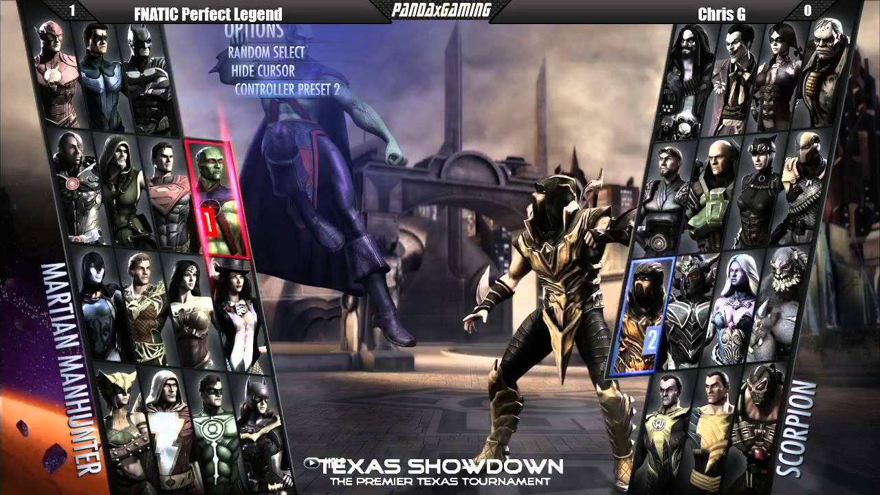 FNATIC Perfect Legend vs Chris G - Injustice: Gods Among Us (Texas Showdown)