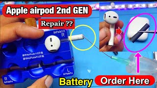 How to replace apple Airpod 2nd gen Battery and REPAIR COST ?? 🤔