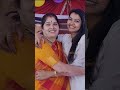 Rachitha mahalakshmi with mother recent pictures shorts