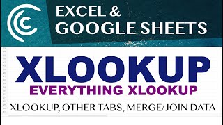 XLOOKUP  Excel & Google Sheets, XLOOKUP function from Other Worksheets, Join/Merge Data