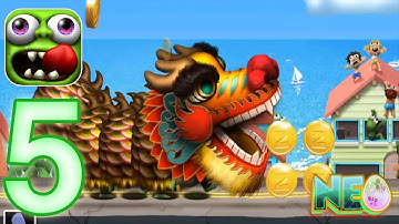 Zombie Tsunami: Gameplay Walkthrough Part 5 - A Zombie Dragon! (iOS, Android)