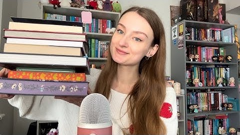 ASMR What I Read in October! (Book triggers and close whispers) 