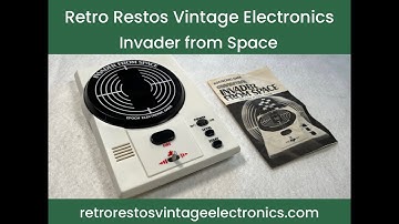 Grandstand Invader From Space For Sale. Vintage Electronic Game. VFD Retro Game. 1980s.