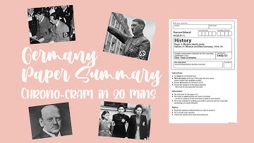 All of GCSE Weimar & Nazi Germany in 20 Minutes | GCSE Edexcel History
