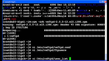 How to configure ftp server in linux