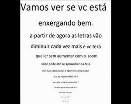 Exame de vista online Exame de vista online