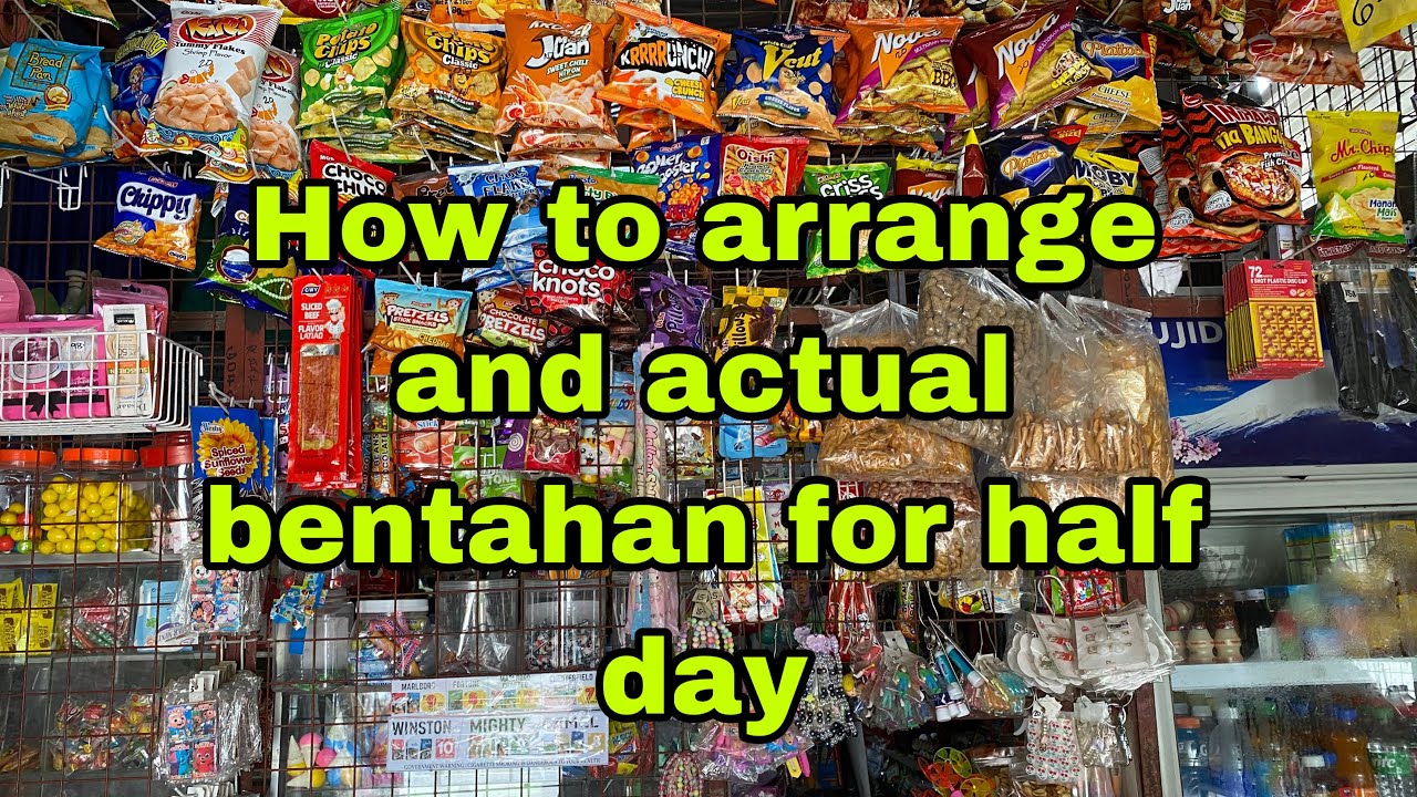 Dapat naka arrange ng maayos ang ating mga paninda para maaliwalas tingnan.