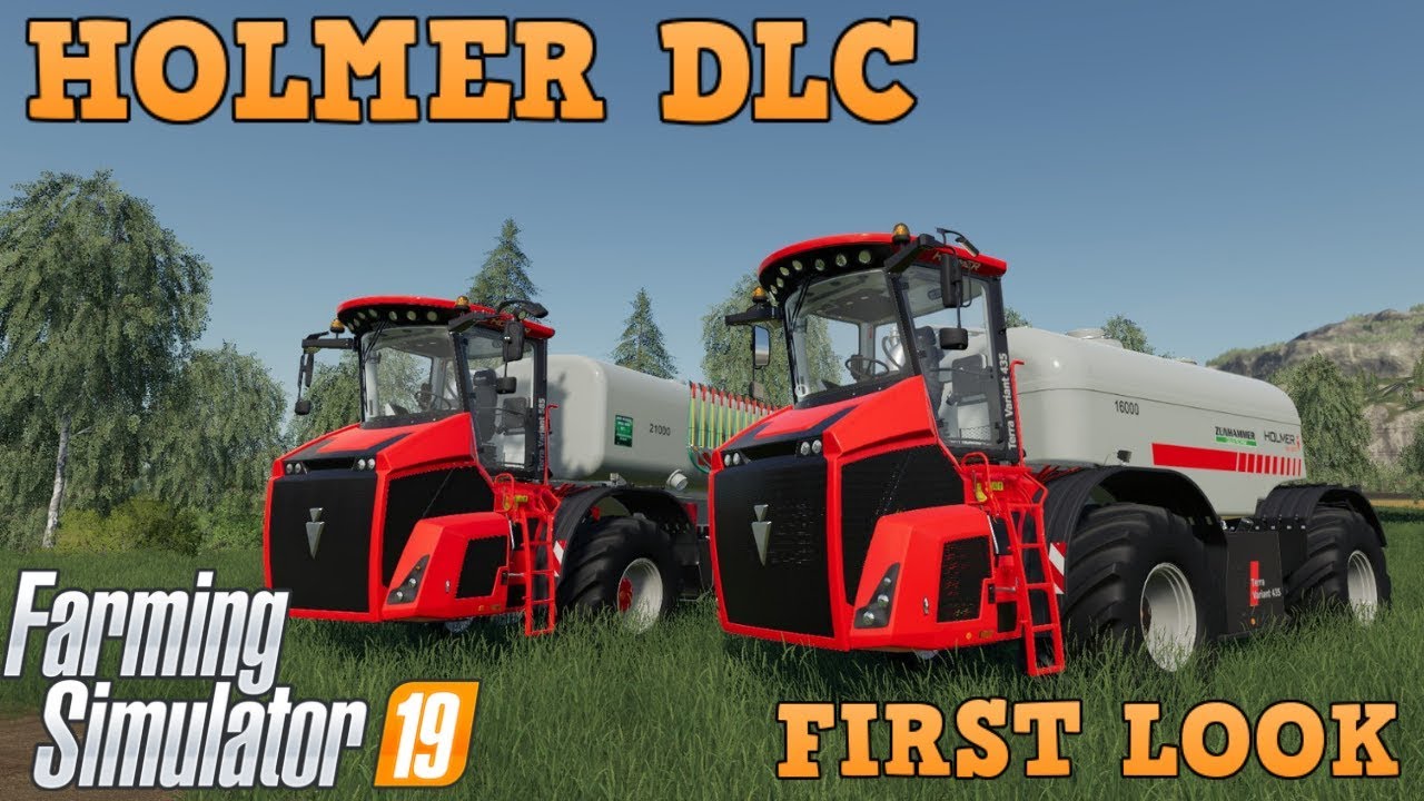 HOLMER DLC FIRST LOOK | Farming Simulator 19 - YouTube