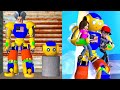 Scary Teacher 3D - Alien and Scary Miss T Transform Yellow Bumblebee Giant Rescue Nick and Tani