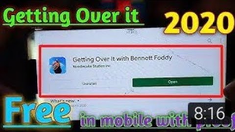 How To Download Getting Over It On Android |without any error| In Hindi!!🔥