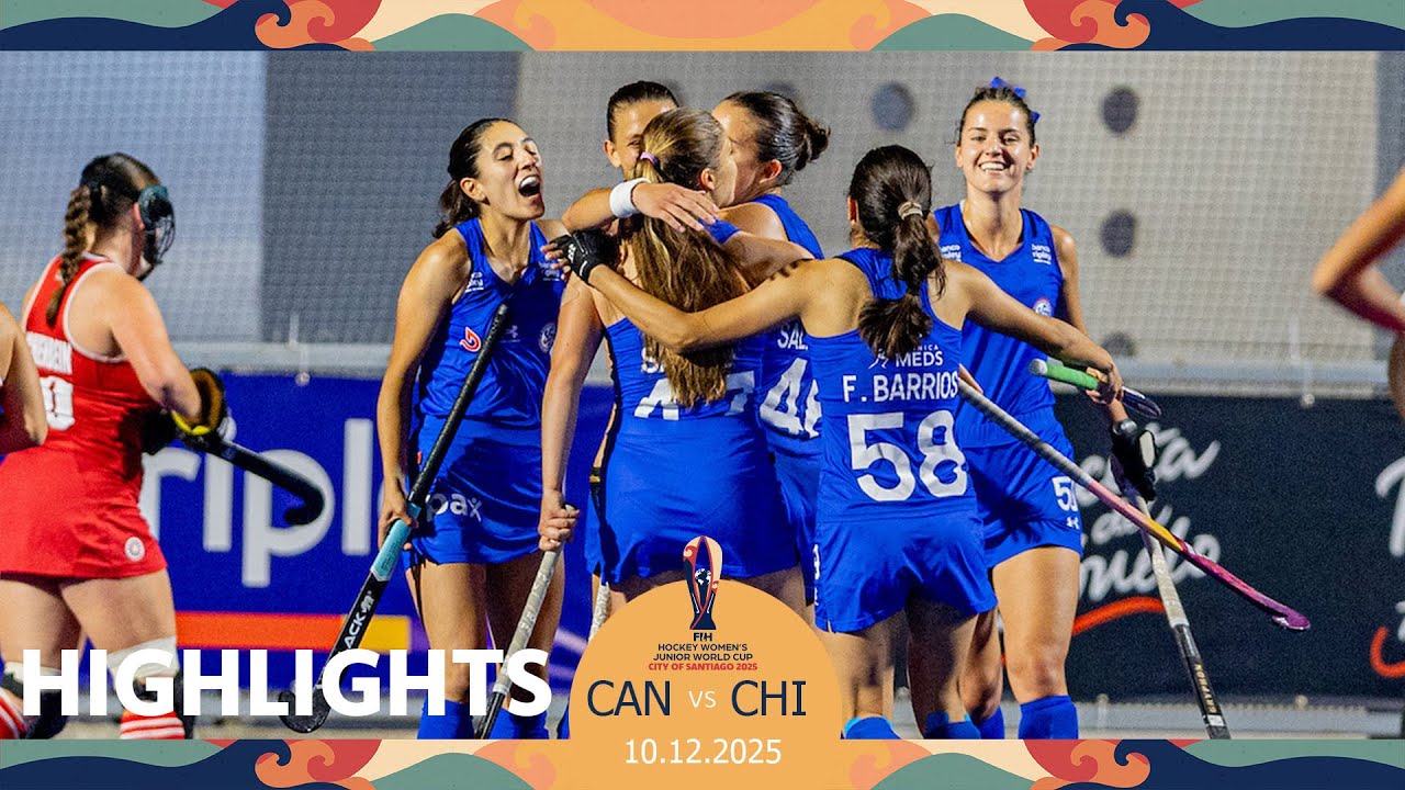 Чемпионат мира по хоккею на траве среди юниорок FIH 2025, Чили: 60-й матч, основные моменты: Кана...