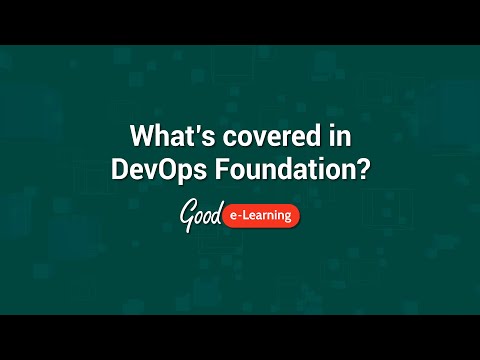 What's covered in our DevOps Foundation Course? - Good e-Learning (DevOps training)