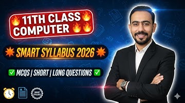 11th Class Computer Smart Syllabus 2026 | Punjab Board | Complete Deleted Topics & Chapter Guide
