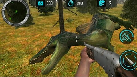 dino zoo carnivore shooting  part #3 - Real Dinosaur Hunter 2018 game