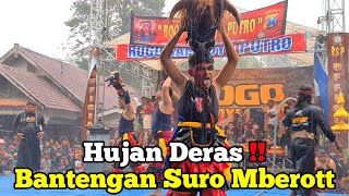 Hujan Deras Seruuu.. Bantengan Suro Mberott Rogo Samboyo Putro