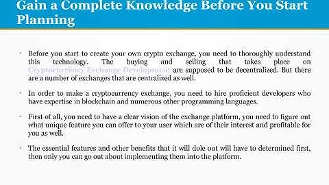 Cryptocurrency Exchange Development