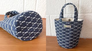 DIY sewing トートバッグの作り方　How to make a tote bag kendin yap çanta bolsa de bricolage DIY包 กระเป๋าทำเอง by cherry blossoms 39,998 views 1 year ago 14 minutes, 47 seconds