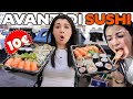 Mangio avanzi di sushi alla carta