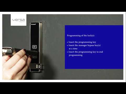 How to program a Digilock VERSA RFID lock