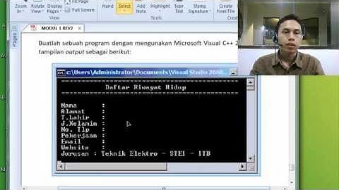 TMD04 - Pemrograman C++ (Tugas Modul 1-5)