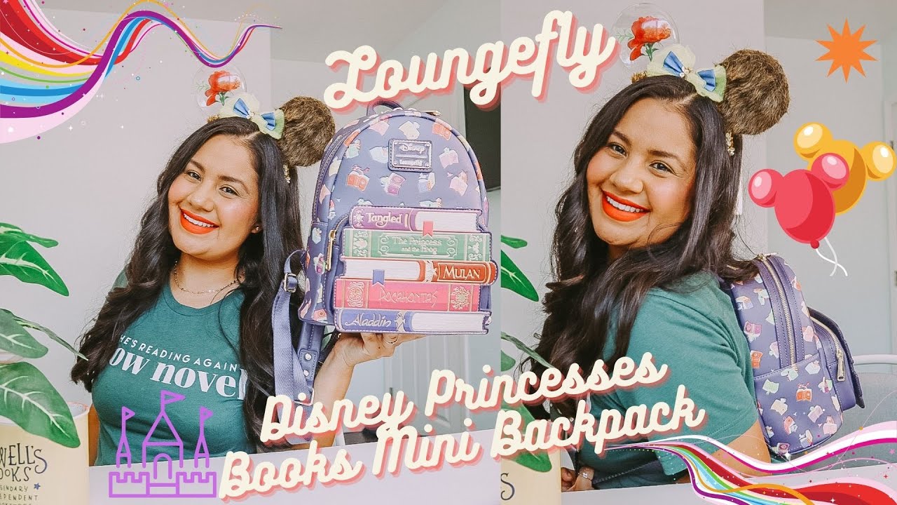 Loungefly Disney Princesses Books Mini Backpack | What's In My Bag