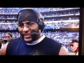 RAY LEWIS  VICTORY LAP,  LAST DANCE AND INTERVIEW 1/6/2013!!!!!!!!!!