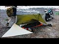 さらに装備を削ったバイクミニマムソロキャンプ Further lighten package(Part23) Motorcycle solo camping