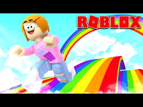 Roblox Escape The Rainbow Obby With Molly Youtube