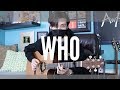 Who - Lauv feat. BTS ( Jungkook and Jimin) Cover (fingerstyle guitar)