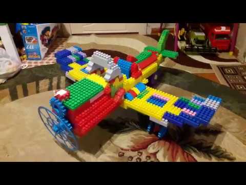 Самолет из конструктора - YouTube
