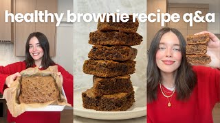 Healthy Brownie Recipe + Q+A | Talking Post Baby Weight Loss, Skincare,  More Kids &amp; Healthy Habits