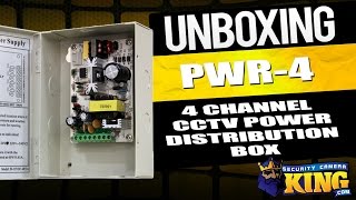 Unboxing - 4 Channel Cctv Power Distribution Box - Pwr-4