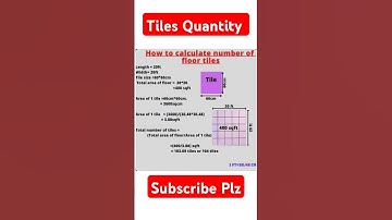 How to calculate number of floor tiles #viralshort #viralvideos #shorts #short