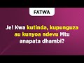 FATWA Je Kwa Kutinda Kupunguza Au Kunyoa Ndevu Mtu Anapata Dhambi FATWA Je Kwa Kutinda Kupunguza Au Kunyoa Ndevu Mtu Anapata Dhambi