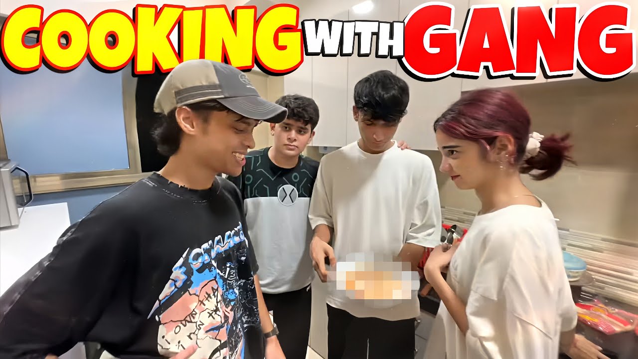 COOKING WITH GANG *GONE WRONG*