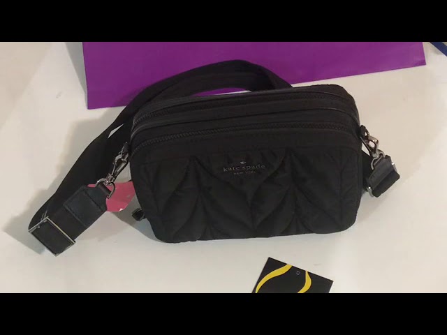 Kate Spade double zip camera bag - YouTube