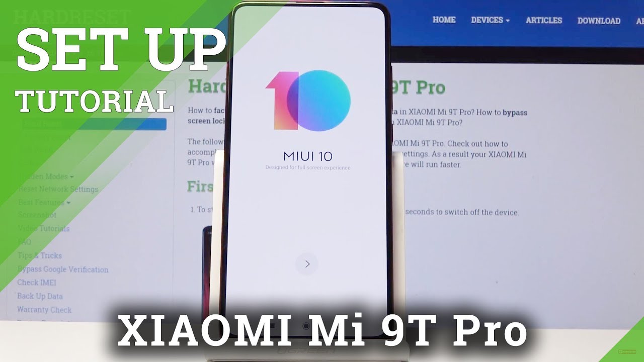 How to Set Up Xiaomi Mi 9T Pro - Activate XIAOMI Smartphone - YouTube