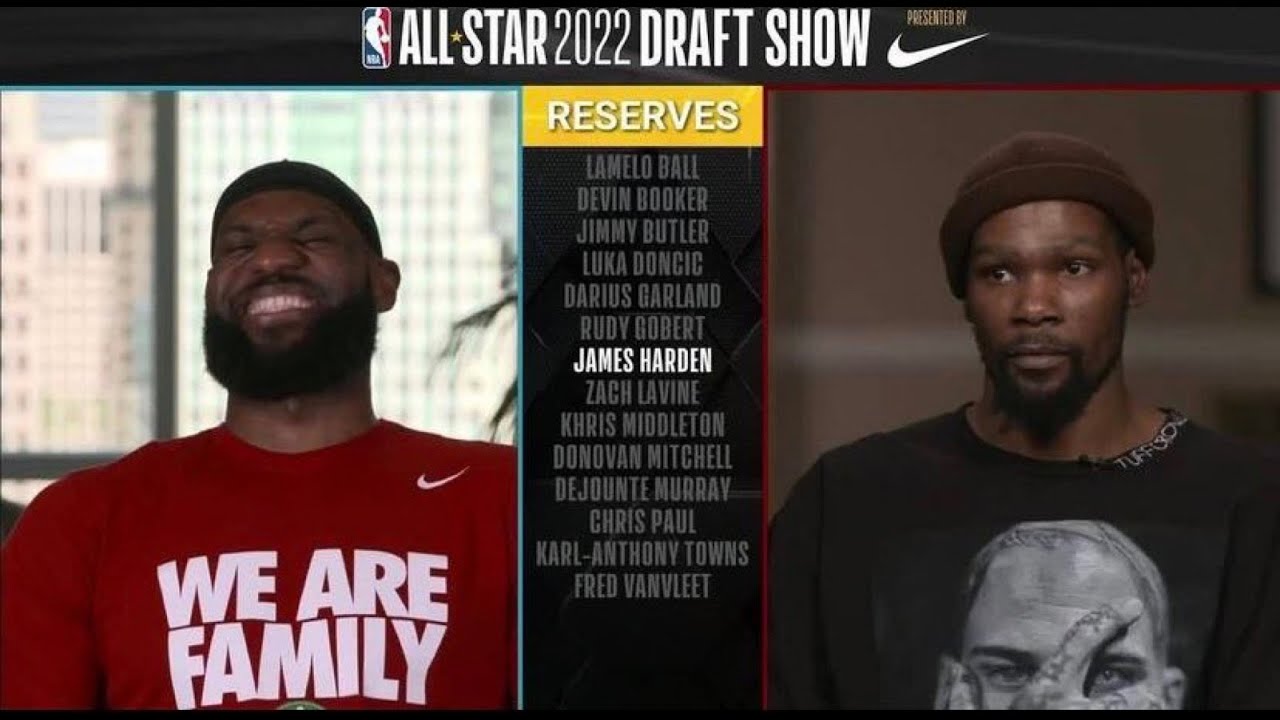 LeBron clowns Durant for Harden trade at 2022 NBA All-Star Draft