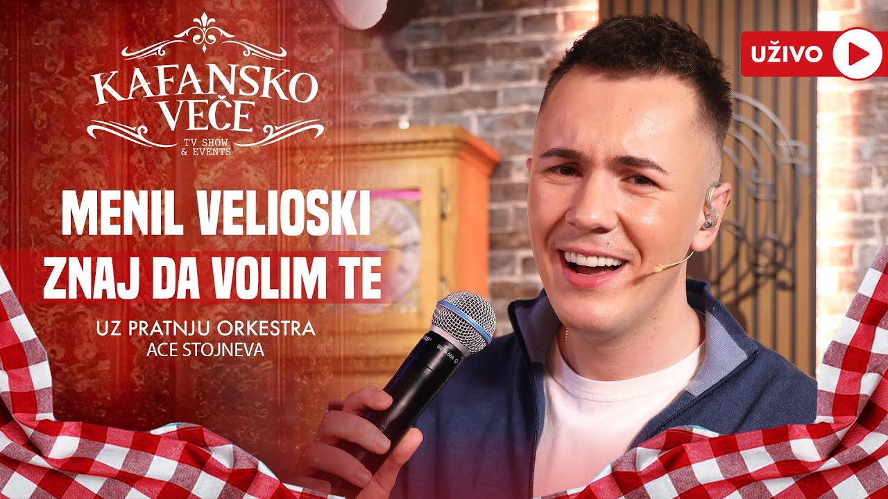 MENIL VELIOSKI - ZNAJ DA VOLIM TE | UZIVO | (ORK. ACE STOJNEVA) | 2024 | KAFANSKO VECE
