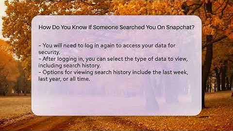 How Do You Know If Someone Searched You On Snapchat? - Everyday-Networking