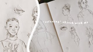 SKETCHING FROM IMAGINATION ✨  asmr and no music