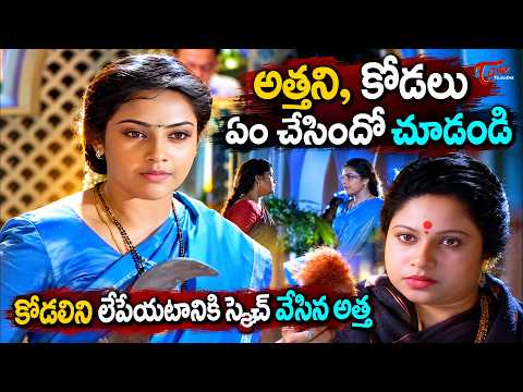 Meena Powerful Scene |కోడలిని లేపేయటానికి స్కెచ్ వేసిన అత్త.. కనిపెట్టిన కోడలు ఏంచేసిందో | TeluguOne